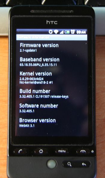 HTC Hero 2.1update