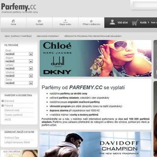 E-shop Parfemy.cc